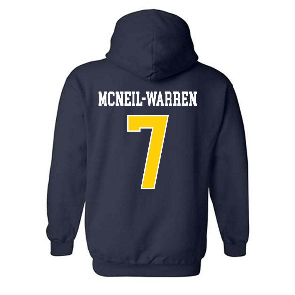 Toledo - NCAA Football : Emmanuel McNeil-Warren - Classic Shersey Hooded Sweatshirt-2