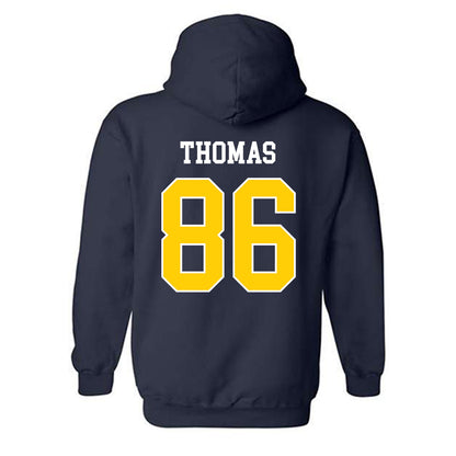 Toledo - NCAA Football : Donivon Thomas - Classic Shersey Hooded Sweatshirt-3