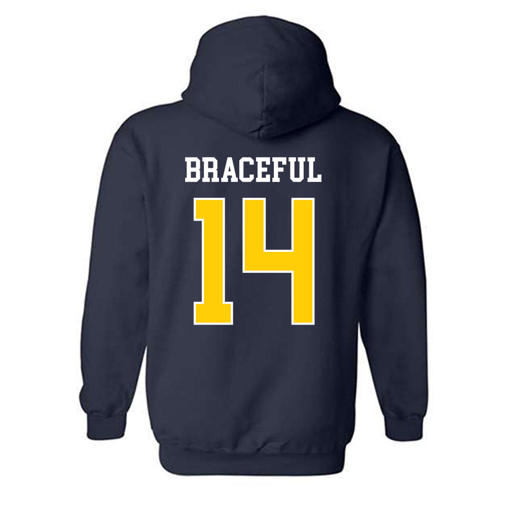 Toledo - NCAA Football : Tashi Braceful - Classic Shersey Hooded Sweatshirt-2