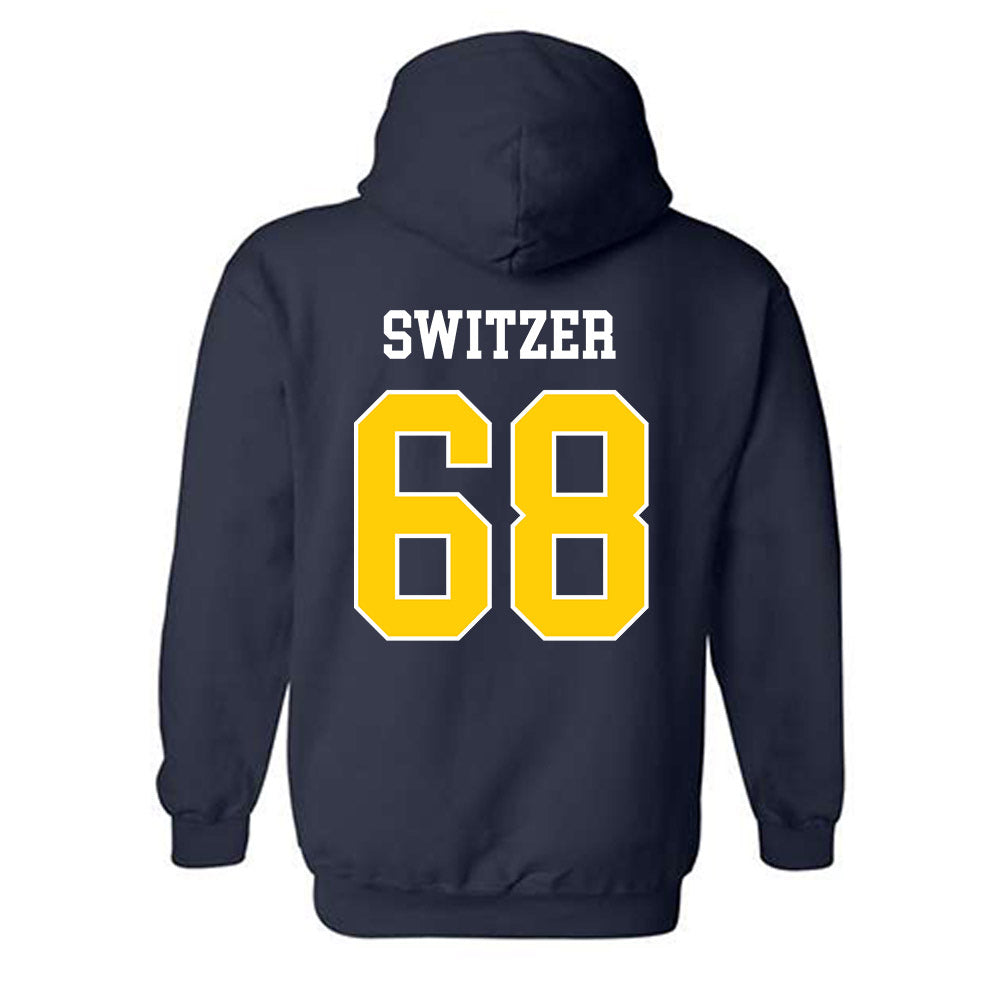 Toledo - NCAA Football : Isiah Switzer - Classic Shersey Hooded Sweatshirt-3