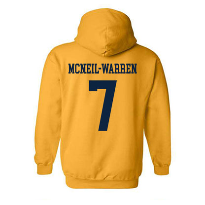 Toledo - NCAA Football : Emmanuel McNeil-Warren - Classic Shersey Hooded Sweatshirt-1