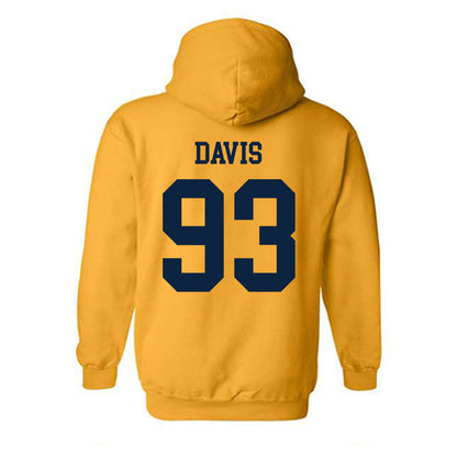 Toledo - NCAA Football : Malachi Davis - Classic Shersey Hooded Sweatshirt-1