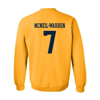 Toledo - NCAA Football : Emmanuel McNeil-Warren - Classic Shersey Crewneck Sweatshirt-1