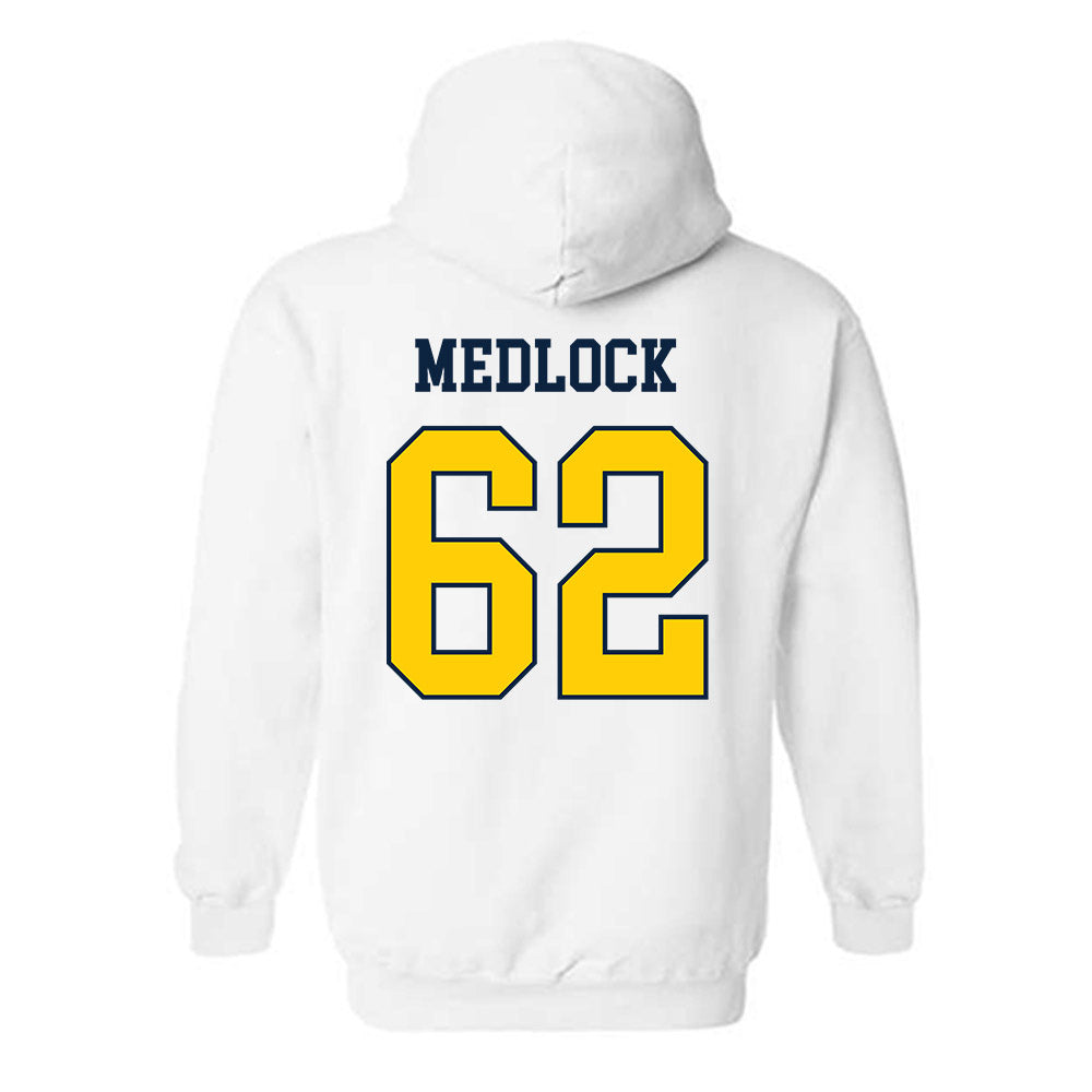 Toledo - NCAA Football : Christian Medlock - Classic Shersey Hooded Sweatshirt-1