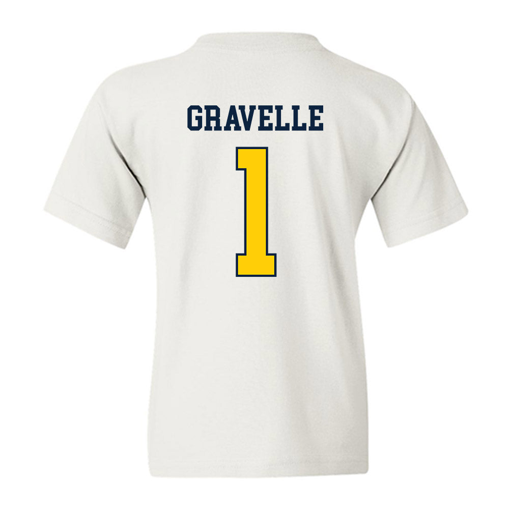 Toledo - NCAA Baseball : Cam Gravelle - Classic Shersey Youth T-Shirt-1