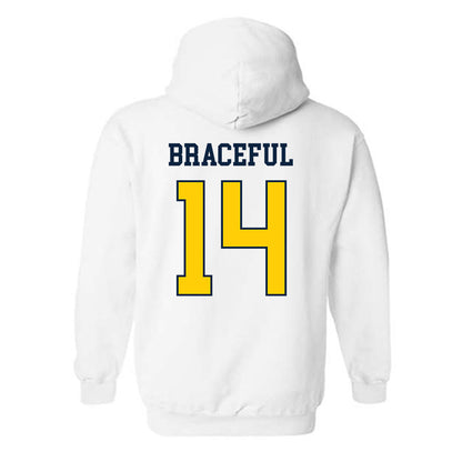 Toledo - NCAA Football : Tashi Braceful - Classic Shersey Hooded Sweatshirt-1