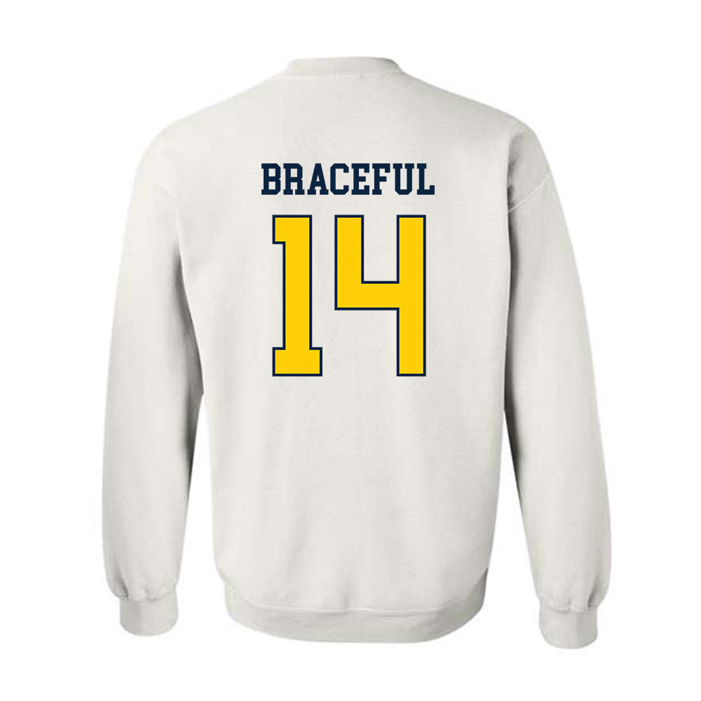Toledo - NCAA Football : Tashi Braceful - Classic Shersey Crewneck Sweatshirt-1