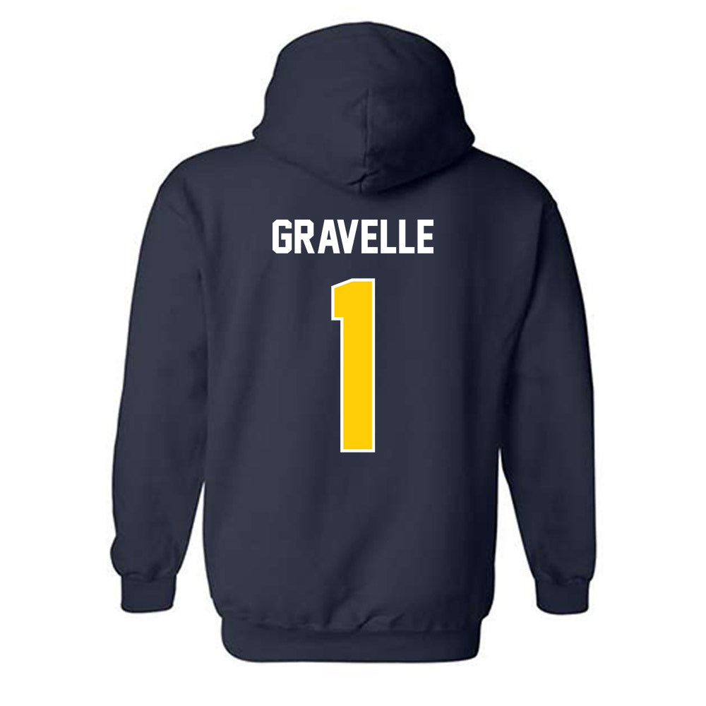 Toledo - NCAA Baseball : Cam Gravelle - Classic Shersey Hooded Sweatshirt-1