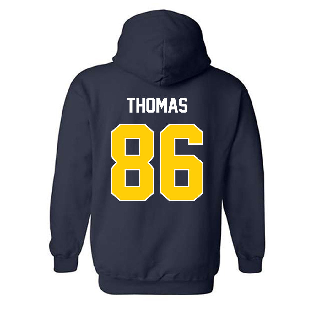 Toledo - NCAA Football : Donivon Thomas - Classic Shersey Hooded Sweatshirt-1