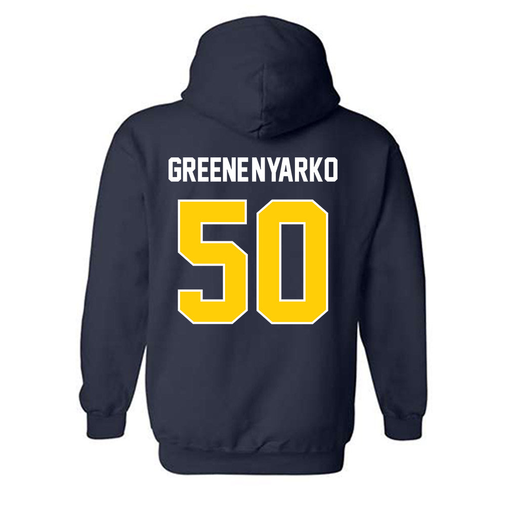 Toledo - NCAA Football : Raphael Greene-Nyarko - Classic Shersey Hooded Sweatshirt-1