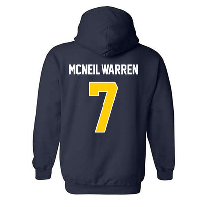 Toledo - NCAA Football : Emmanuel McNeil-Warren - Classic Shersey Hooded Sweatshirt-1