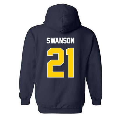Toledo - NCAA Baseball : Deron Swanson - Classic Shersey Hooded Sweatshirt-1