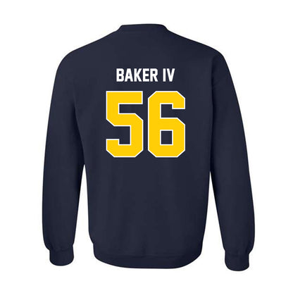 Toledo - NCAA Football : John Baker IV - Classic Shersey Crewneck Sweatshirt-1