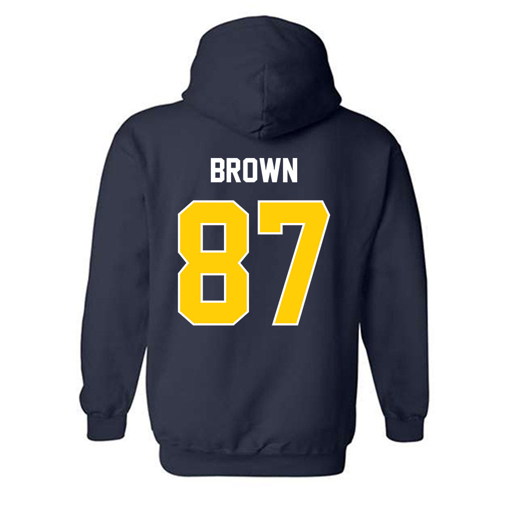 Toledo - NCAA Football : Javon Brown - Classic Shersey Hooded Sweatshirt-1
