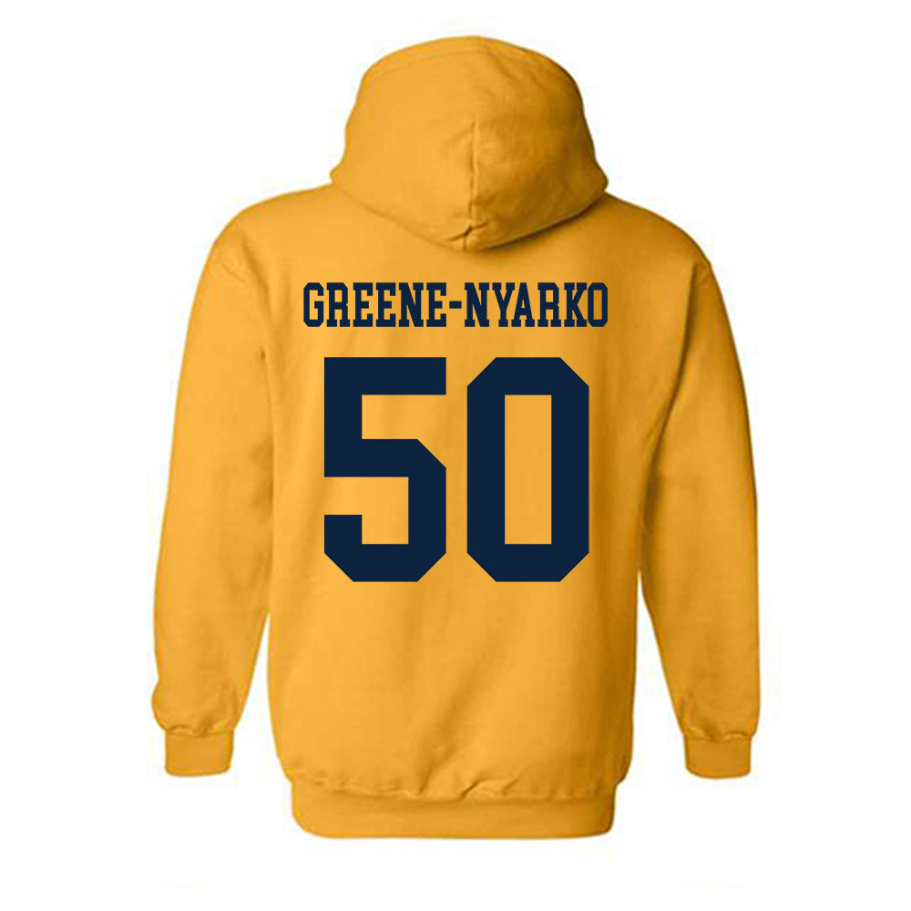 Toledo - NCAA Football : Raphael Greene-Nyarko - Classic Shersey Hooded Sweatshirt-1