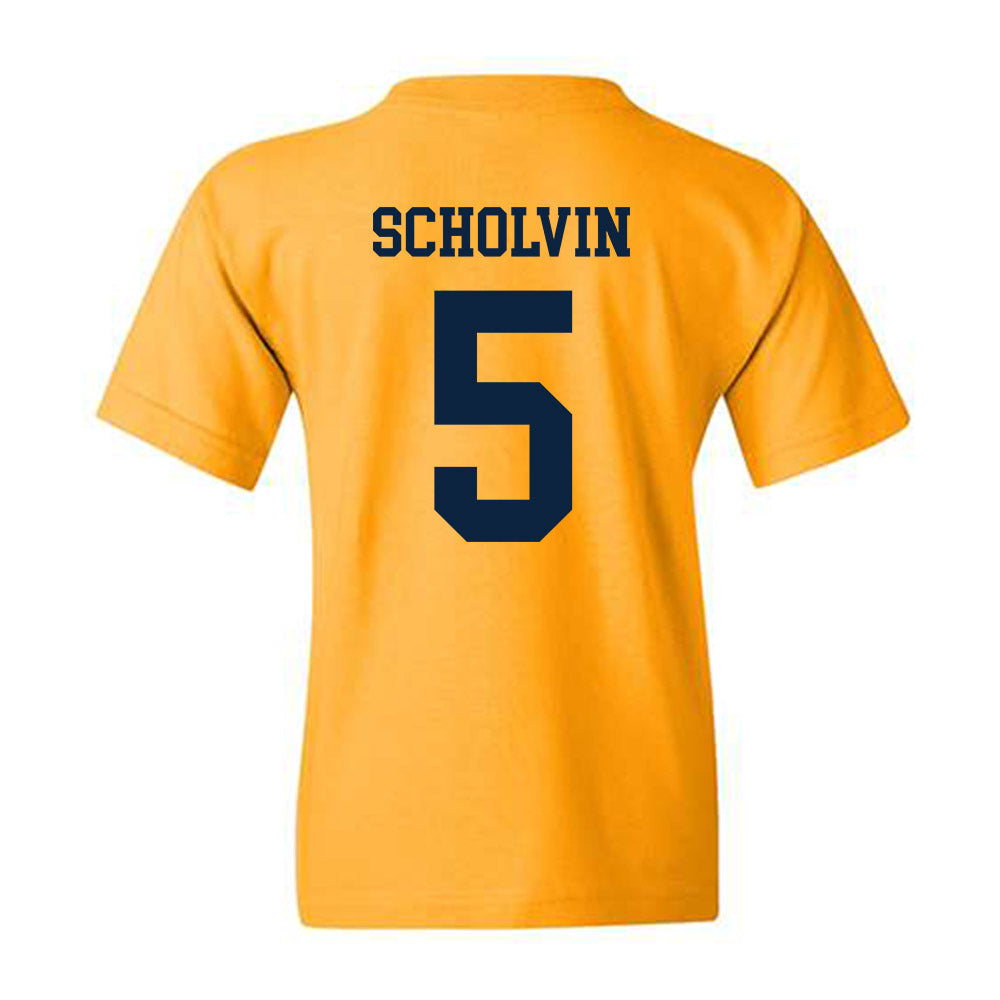 Toledo - NCAA Baseball : Charlie Scholvin - Classic Shersey Youth T-Shirt-1