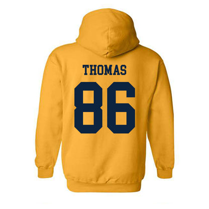Toledo - NCAA Football : Donivon Thomas - Classic Shersey Hooded Sweatshirt-1