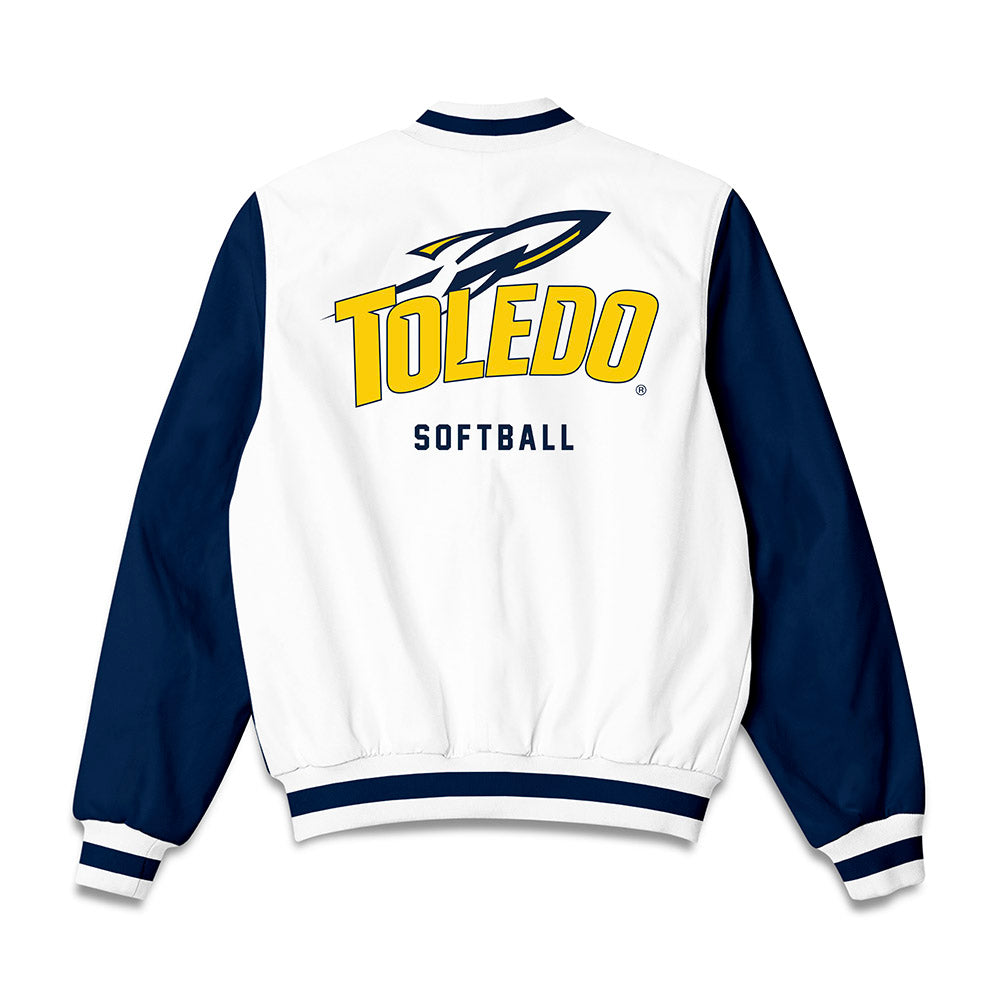 Toledo - NCAA Softball : Jenna Bloomfield - Bomber Jacket-1