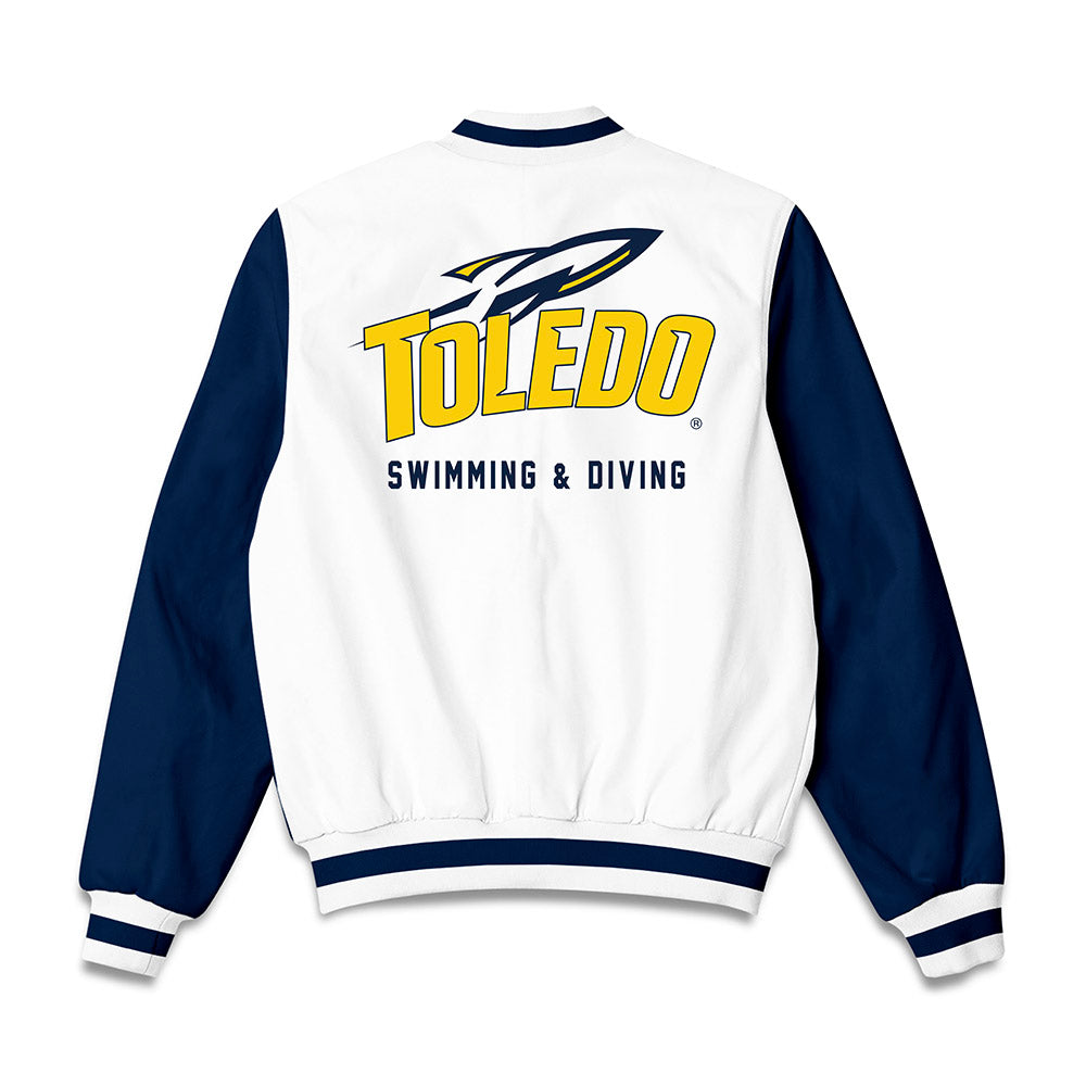 Toledo - NCAA Women's Swimming & Diving : Fallon Amedia - Bomber Jacket-1