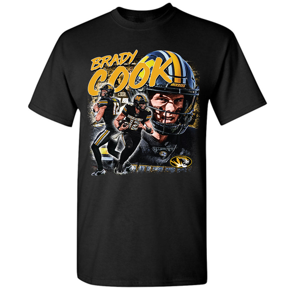 Missouri - NCAA Football : Brady Cook - T-Shirt Player Collage