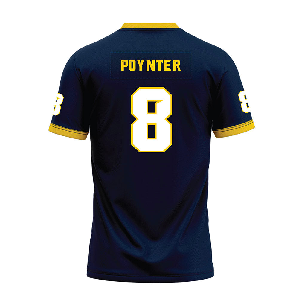 Toledo - NCAA Football : Martez Poynter - Blue Premium Football Jersey-1