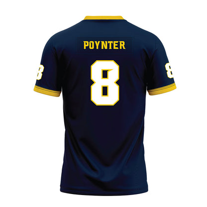 Toledo - NCAA Football : Martez Poynter - Blue Premium Football Jersey-1