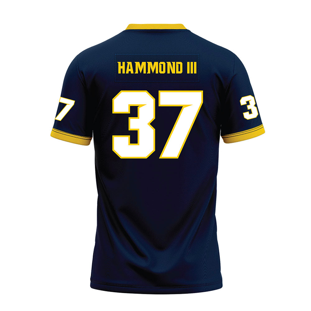 Toledo - NCAA Football : Robert Hammond III - Blue Premium Football Jersey-1