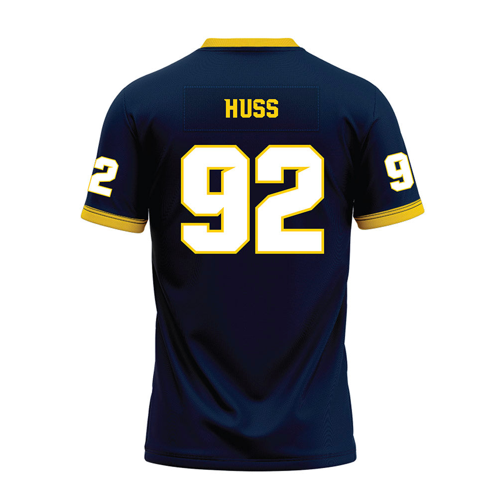 Toledo - NCAA Football : Thomas Huss - Blue Premium Football Jersey-1