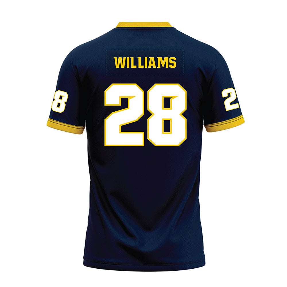 Toledo - NCAA Football : DeShaun Williams - Blue Premium Football Jersey-1