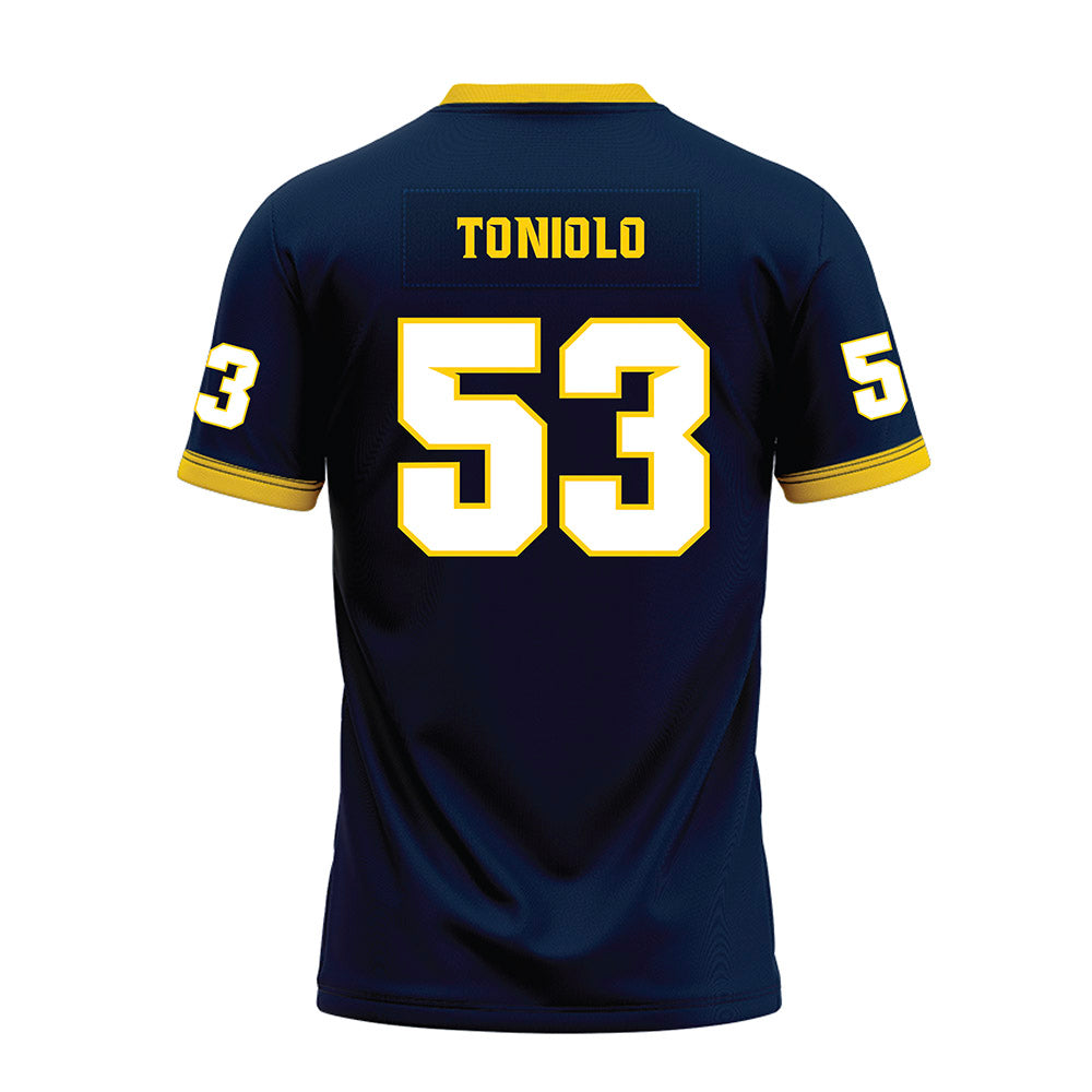 Toledo - NCAA Football : Samuel Toniolo - Blue Premium Football Jersey-1