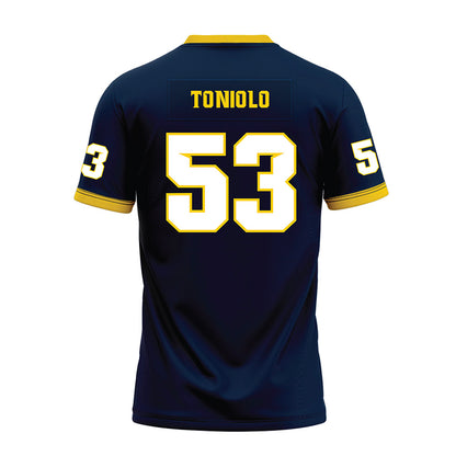 Toledo - NCAA Football : Samuel Toniolo - Blue Premium Football Jersey-1