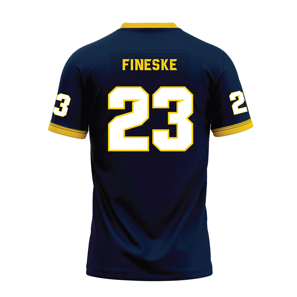 Toledo - NCAA Football : Andrew Fineske - Blue Premium Football Jersey-1