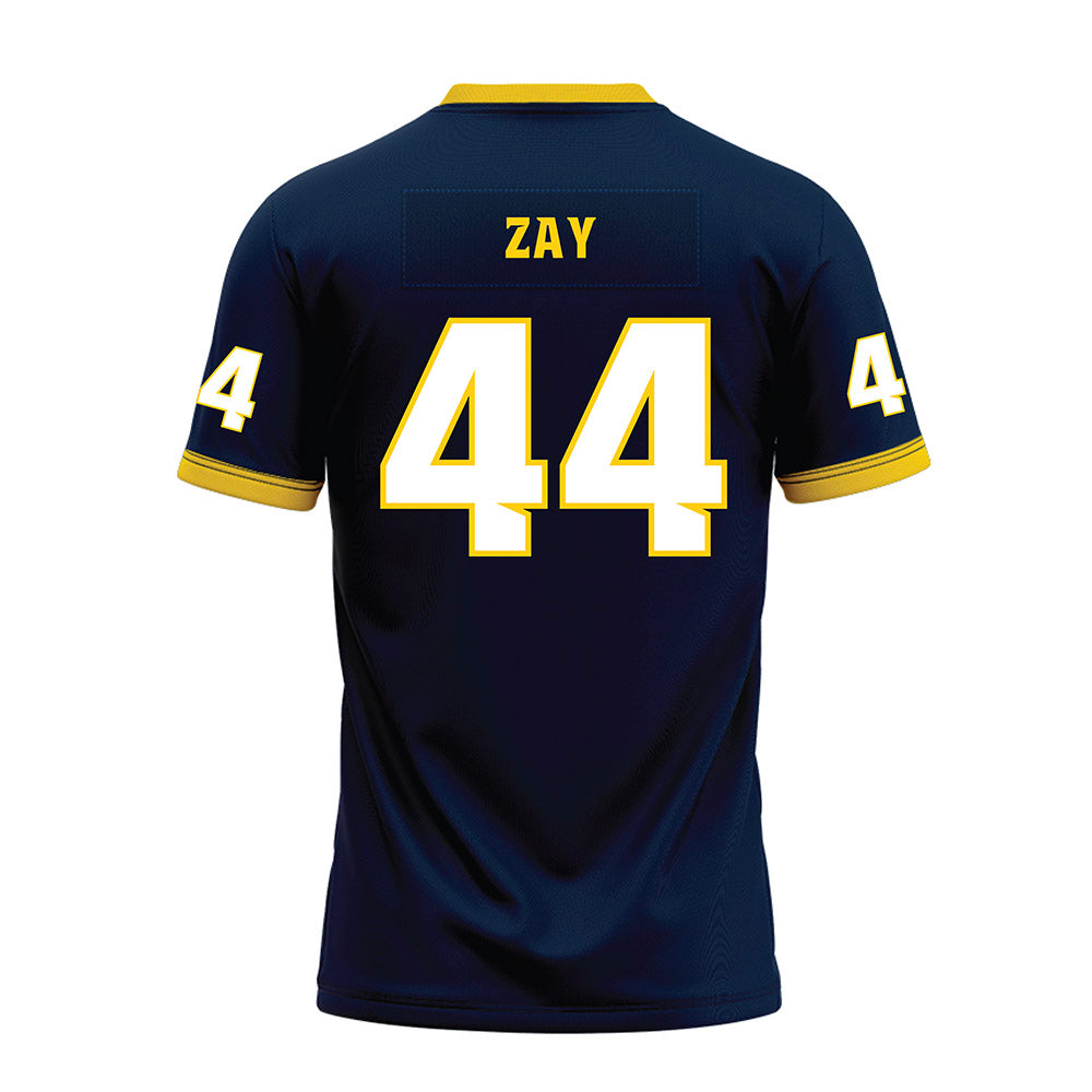 Toledo - NCAA Football : Isaac Zay - Blue Premium Football Jersey-1