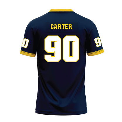 Toledo - NCAA Football : Esean Carter - Blue Premium Football Jersey-1