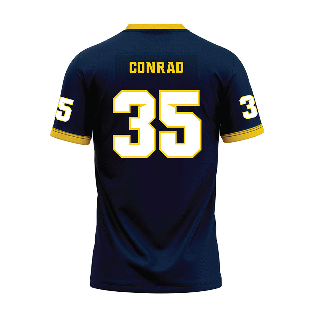 Toledo - NCAA Football : Spencer Conrad - Blue Premium Football Jersey