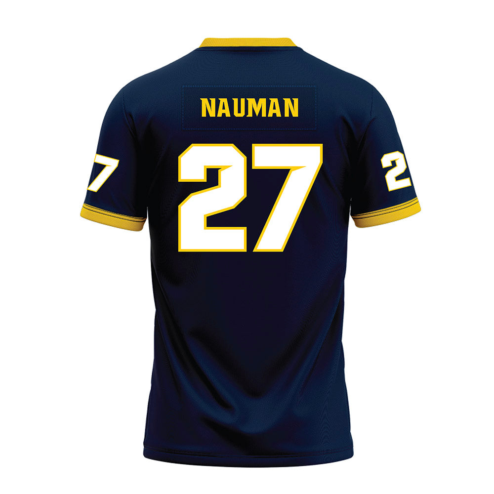 Toledo - NCAA Football : Dane Nauman - Blue Premium Football Jersey-1