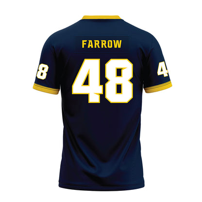 Toledo - NCAA Football : Jordin Farrow - Blue Premium Football Jersey-1