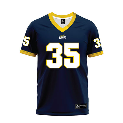 Toledo - NCAA Football : Spencer Conrad - Blue Premium Football Jersey