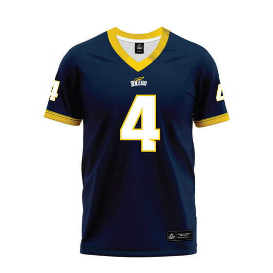 Toledo - NCAA Football : Avery Smith - Blue Premium Football Jersey-0
