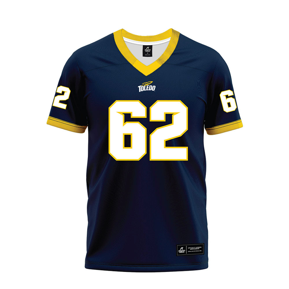 Toledo - NCAA Football : Christian Medlock - Blue Premium Football Jersey-0