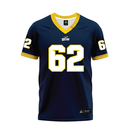 Toledo - NCAA Football : Christian Medlock - Blue Premium Football Jersey-0