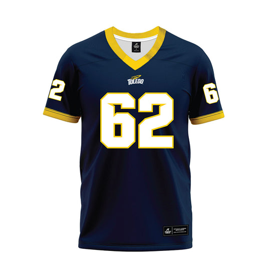 Toledo - NCAA Football : Christian Medlock - Blue Premium Football Jersey-0