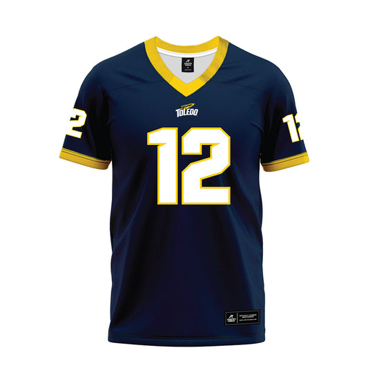 Toledo - NCAA Football : Bryson Hammer - Blue Premium Football Jersey-0