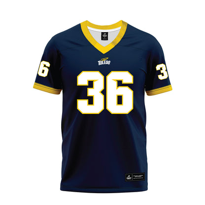 Toledo - NCAA Football : Emilio Duran - Blue Premium Football Jersey-0