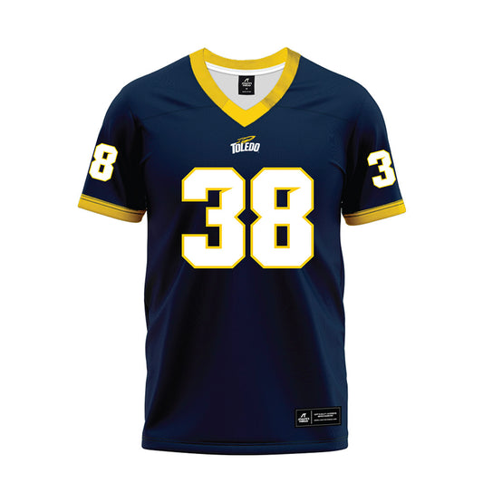 Toledo - NCAA Football : K'Von Sherman - Blue Premium Football Jersey-0
