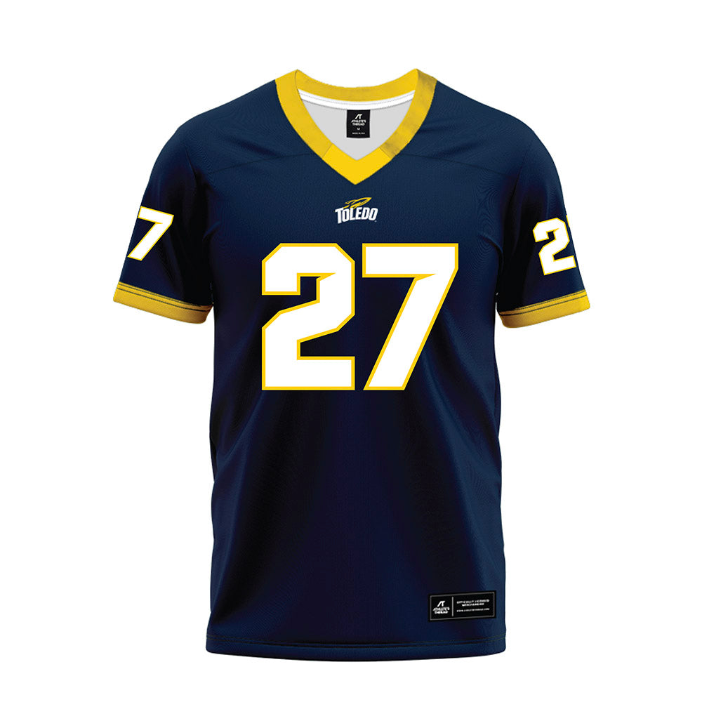 Toledo - NCAA Football : Dane Nauman - Blue Premium Football Jersey-0