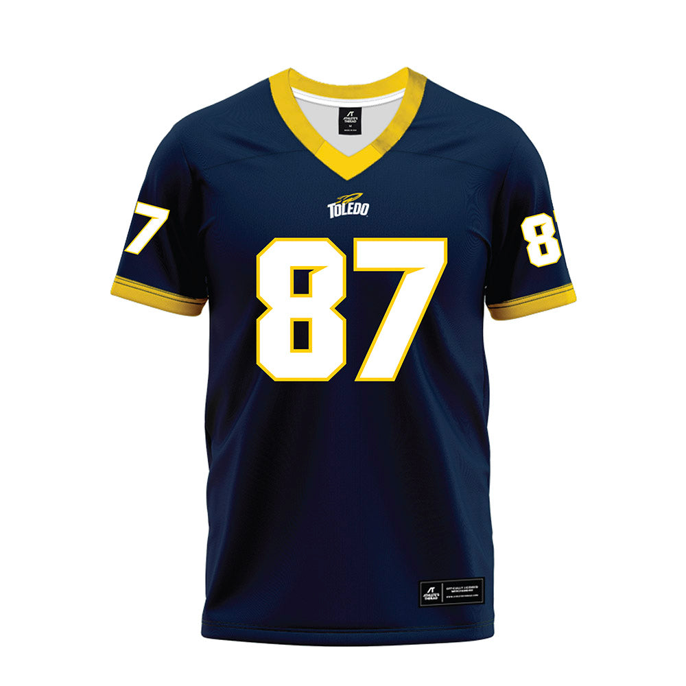 Toledo - NCAA Football : Javon Brown - Blue Premium Football Jersey-0
