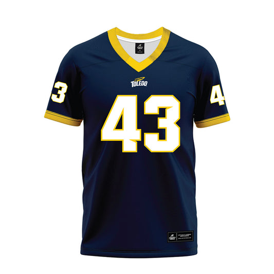 Toledo - NCAA Football : Sam Lee - Blue Premium Football Jersey-0