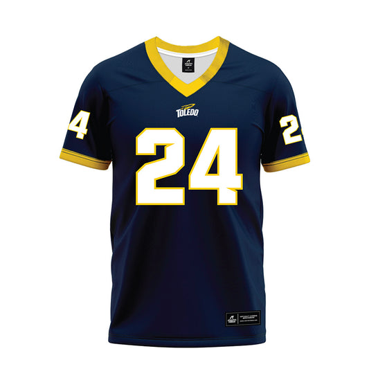 Toledo - NCAA Football : Jayden Price - Blue Premium Football Jersey-0