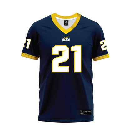 Toledo - NCAA Football : Julian Allen - Blue Premium Football Jersey-0